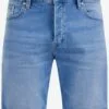 WE FASHION Shorts En Jean Regular Jean Homme Bleu