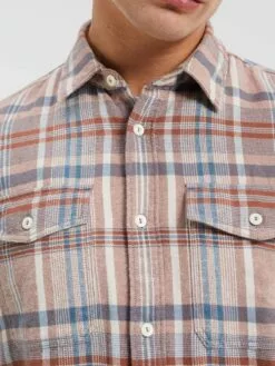 WE FASHION Chemises à Carreaux Coupe Regular Chemise Homme Rouille / Noisette -WE FASHION Magasin En Ligne df9ea050f792b5f5e7520bd511070eeb