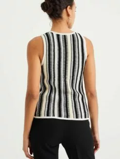 WE FASHION Débardeurs Haut Femme Noir / Blanc -WE FASHION Magasin En Ligne e0ae4af4e821a8d054aff9c3787934e3