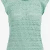 WE FASHION Pulls Maille Fine Pull-over Femme Bleu Pastel