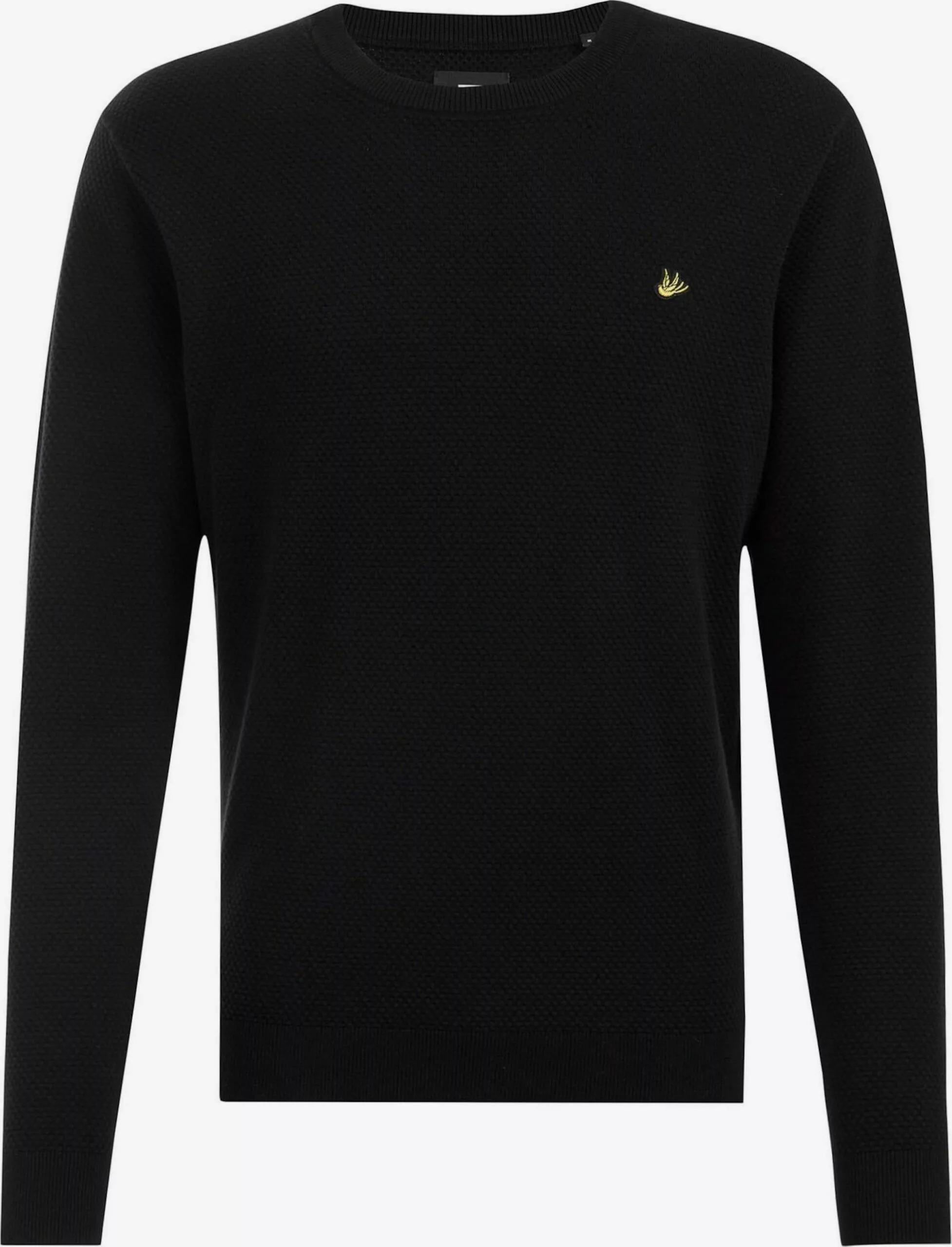 WE FASHION Pulls à Col Rond Pull-over Homme Noir 1 WE FASHION Pulls à Col Rond Pull-over Homme Noir