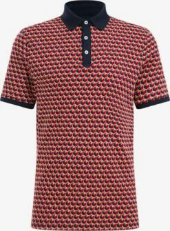 WE FASHION Polos T-Shirt Homme Rouge
