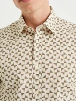 WE FASHION Chemises Décontractées Coupe Slim Chemise Homme Beige -WE FASHION Magasin En Ligne e4955c6b0e3f22e761ff017283f37bbc