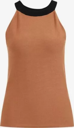 WE FASHION T-shirts Et Tops Tops En Tricot Femme Caramel