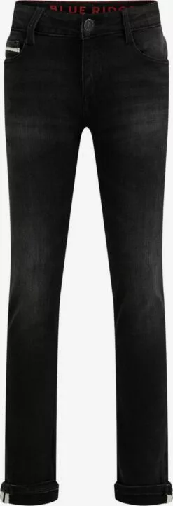 WE FASHION Slim Coupe Slim Jean Enfants Noir