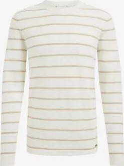 WE FASHION Pulls à Col Rond Pull-over Homme Blanc