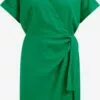 WE FASHION Mini-robes Robe Femme Vert Gazon