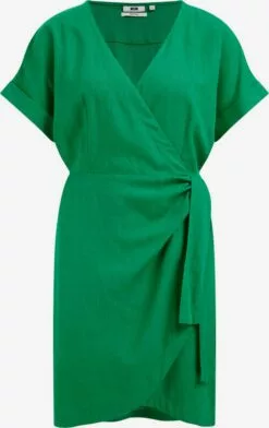 WE FASHION Mini-robes Robe Femme Vert Gazon