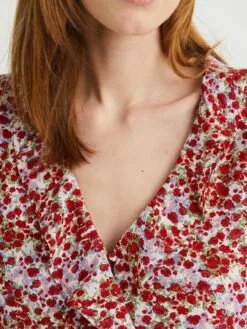 WE FASHION Blouses à Manches Courtes Chemisier Femme Blanc Cassé -WE FASHION Magasin En Ligne e79c08078e7a3eaa21fdd7c2625e8db2