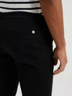 WE FASHION Chinos Coupe Slim Pantalon Chino Homme Noir -WE FASHION Magasin En Ligne e96ea71cb35ce10b8799fc257291b439