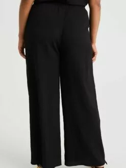 WE FASHION Pantalons En Toile Wide Leg Pantalon Femme Noir 7 WE FASHION Pantalons En Toile Wide Leg Pantalon Femme Noir -WE FASHION Magasin En Ligne e970aa02e1e2f4d033981e66c68b47bf