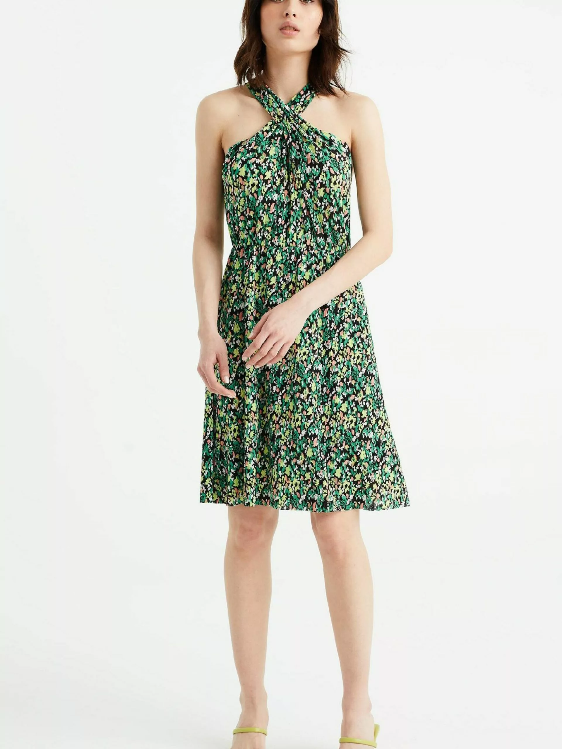 WE FASHION Robes Dété Robe D’été Femme Vert / Vert Clair 2 WE FASHION Robes Dété Robe D’été Femme Vert / Vert Clair – Image 2