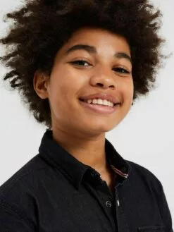 WE FASHION Chemises Coupe Slim Chemise Enfants Gris Foncé -WE FASHION Magasin En Ligne e9f7e335a0d4a483f75f2d324b0656ec