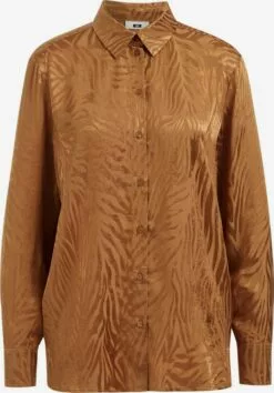 WE FASHION Chemisiers Chemisier Femme Caramel / Ocre