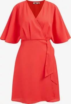 WE FASHION Robes Dété Robe D’été Femme Rouge Clair