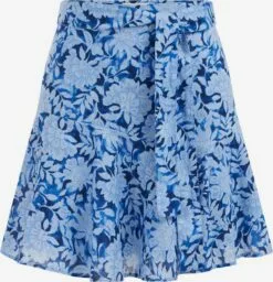 WE FASHION Mini-jupes Jupe Femme Bleu / Bleu Clair