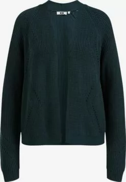 WE FASHION Gilets Cardigan Femme émeraude