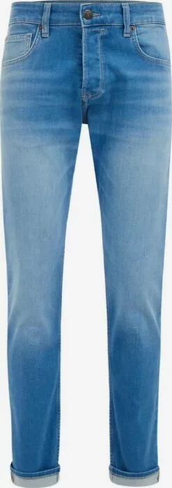 WE FASHION Slim Coupe Slim Jean Homme Bleu Clair