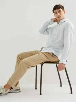 WE FASHION Chemises Décontractées Coupe Slim Chemise Homme Bleu Clair -WE FASHION Magasin En Ligne ef9c7a6e1384cd2085ef4ddfe4a11ea0