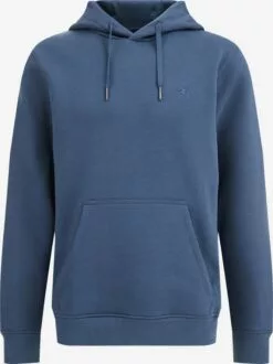 WE FASHION Sweats à Capuche Sweat-shirt Homme Bleu-gris