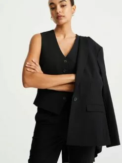 WE FASHION Blazers Classiques Gilet De Costume Femme Noir -WE FASHION Magasin En Ligne f038dc9363764c68c7839c325f3b2950