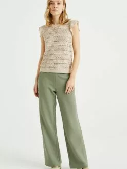 WE FASHION Pantalons De Survêtement évasé Pantalon Femme Olive 8 WE FASHION Pantalons De Survêtement évasé Pantalon Femme Olive -WE FASHION Magasin En Ligne f27d63a180441cec0dc5347e36f8bdb2