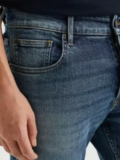 WE FASHION Slim Coupe Slim Jean Homme Bleu Foncé 19 WE FASHION Slim Coupe Slim Jean Homme Bleu Foncé -WE FASHION Magasin En Ligne f35763a59e9312882462998b31858658