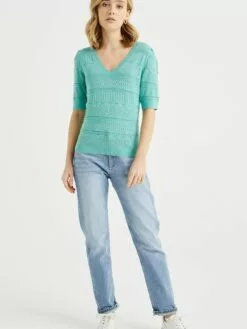 WE FASHION Pulls Maille Fine Pull-over Femme Bleu 8 WE FASHION Pulls Maille Fine Pull-over Femme Bleu -WE FASHION Magasin En Ligne f3efb8d9d59deba18d4f590c9db90c7b