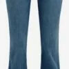 WE FASHION Bootcut évasé Jean Femme Bleu