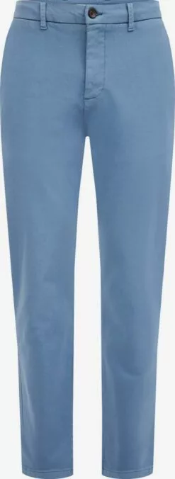 WE FASHION Chinos Coupe Slim Pantalon Chino Homme Bleu