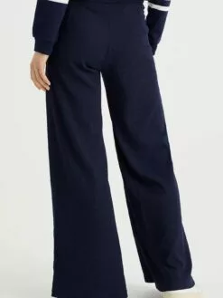 WE FASHION Pantalons En Toile Wide Leg Pantalon Femme Bleu Nuit -WE FASHION Magasin En Ligne f5d5d37e2decf142f20de2b5aeb4f487
