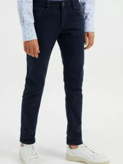 WE FASHION Slim Coupe Slim Jean Enfants Bleu Foncé -WE FASHION Magasin En Ligne f6fcfcc9a69fbd31420d1cf7221f1a49