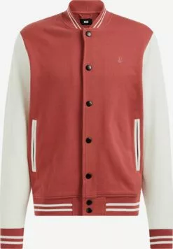 WE FASHION Sweats Zippés Veste De Survêtement Homme Rouge