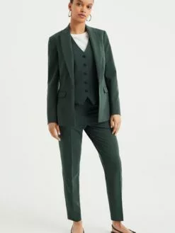 WE FASHION Blazers Classiques Gilet De Costume Femme Vert Foncé -WE FASHION Magasin En Ligne f78ff5e20b16f895c632e84f9d5ce977