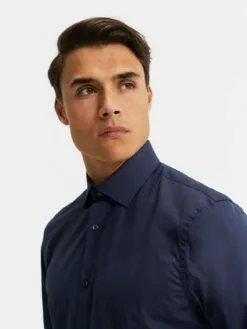 WE FASHION Chemises Professionnelles Coupe Regular Chemise Business Homme Bleu Marine -WE FASHION Magasin En Ligne f84495bba854d5aec18e48f1417a0164