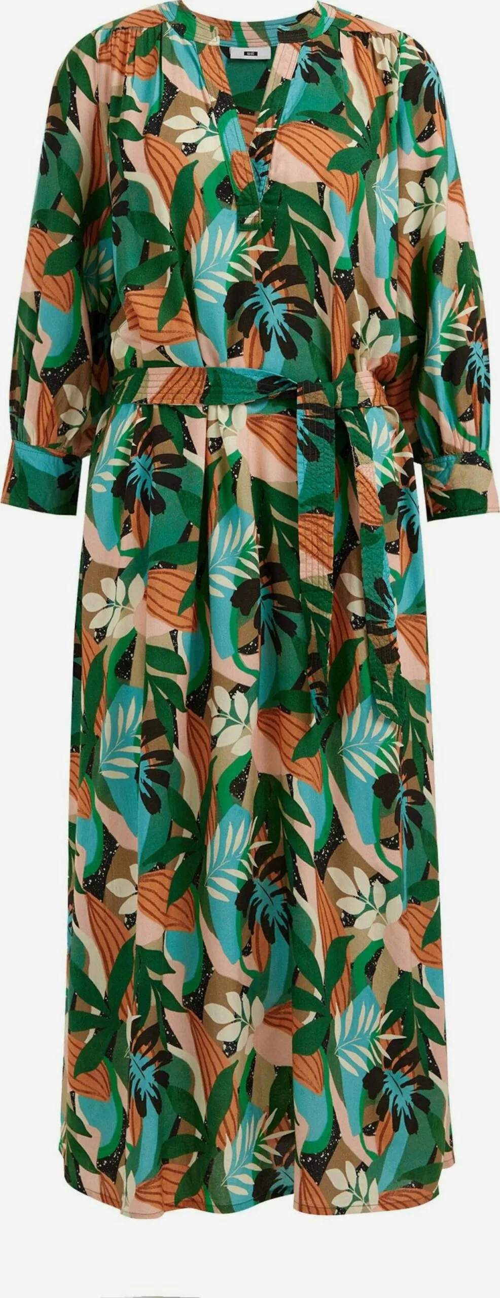 WE FASHION Robes Midi Robe Femme Mélange De Couleurs 1 WE FASHION Robes Midi Robe Femme Mélange De Couleurs