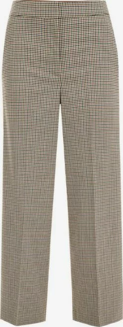 WE FASHION Pantalons Regular Pantalon à Plis Femme Sable