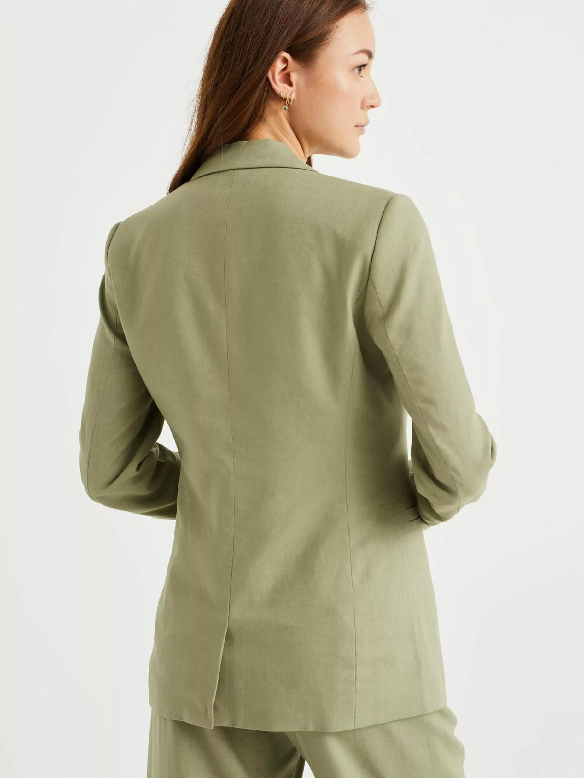 WE FASHION Blazers Classiques Blazer Femme Vert Clair 3 WE FASHION Blazers Classiques Blazer Femme Vert Clair – Image 3