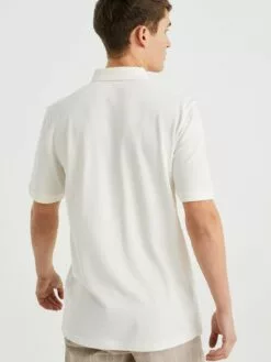 WE FASHION Polos T-Shirt Homme Blanc Cassé -WE FASHION Magasin En Ligne face1475c46e8900d526efa563ef94e7