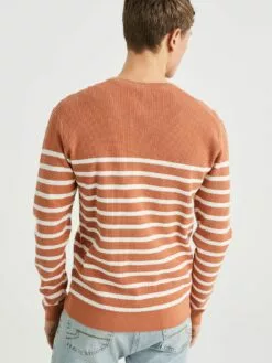 WE FASHION Pulls à Col Rond Pull-over Homme Abricot -WE FASHION Magasin En Ligne fb2b0124b11d5cd053ff96216b0c42a7 1