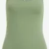 WE FASHION Débardeurs Haut Femme Vert