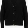 WE FASHION Gilets Cardigan Femme Noir